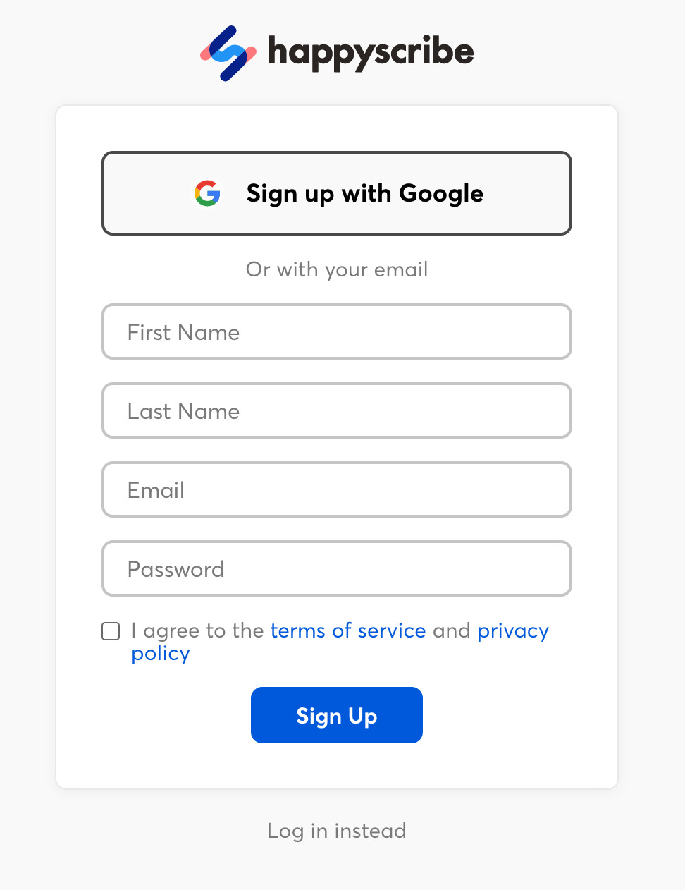 Sign-up Form