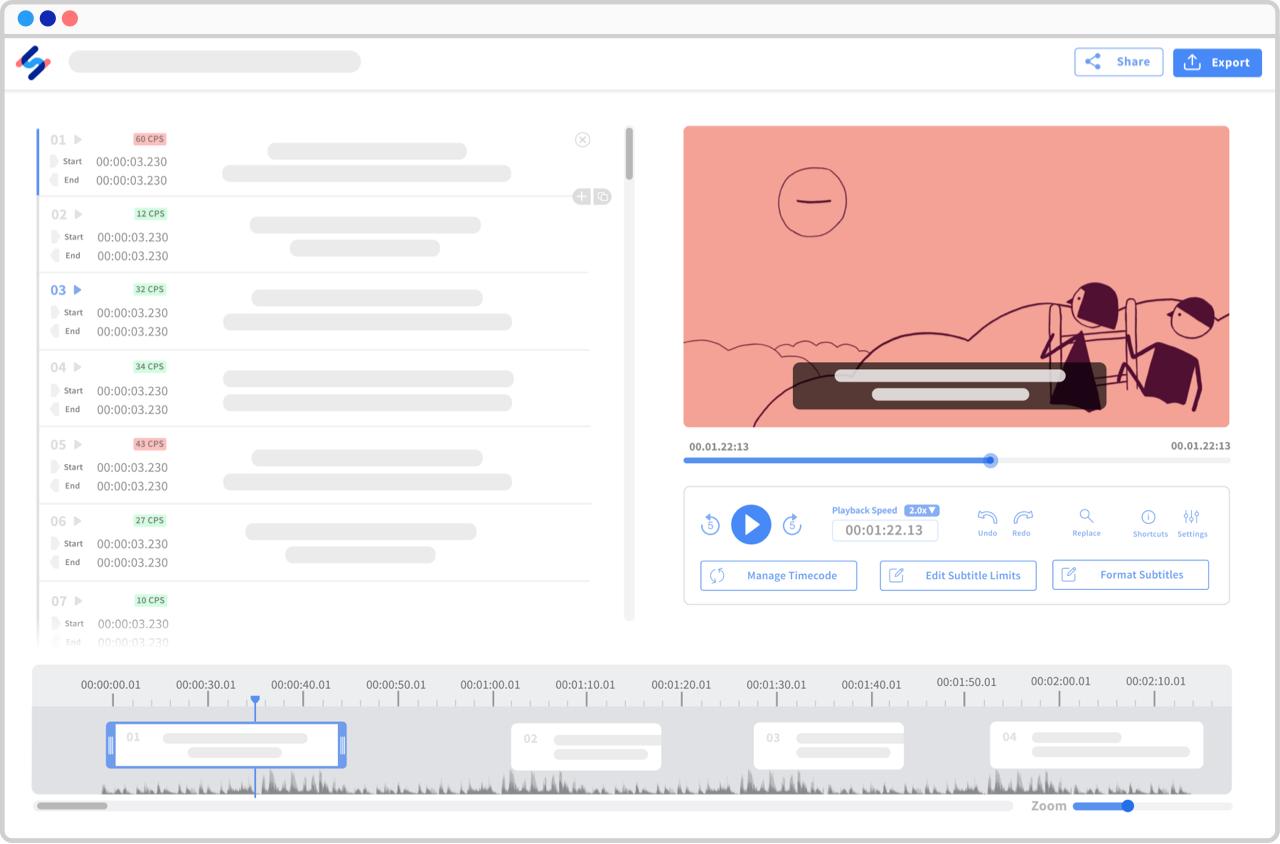 Transcription and Subtitling for Media Production and Distribution Teams