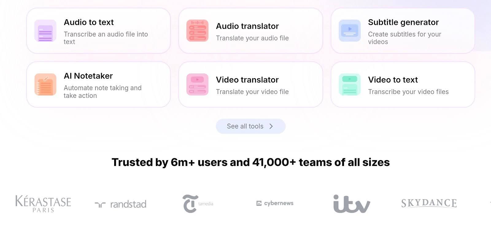 happyscribe functionalities