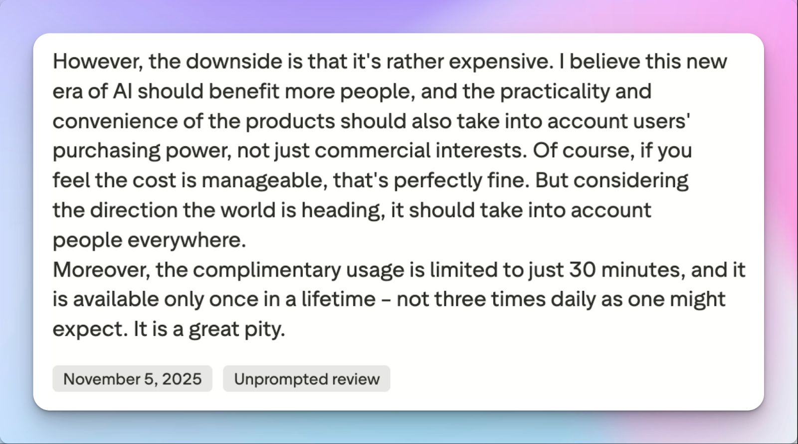 Sonix doesn't have a free plan