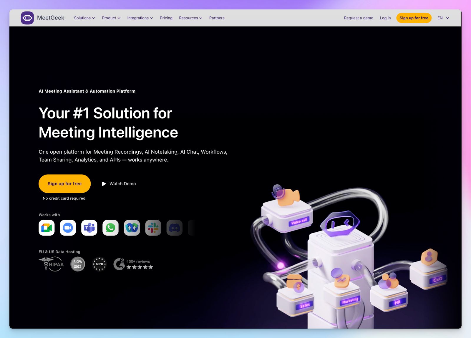 MeetGeek is a GDPR-compliant AI note taker
