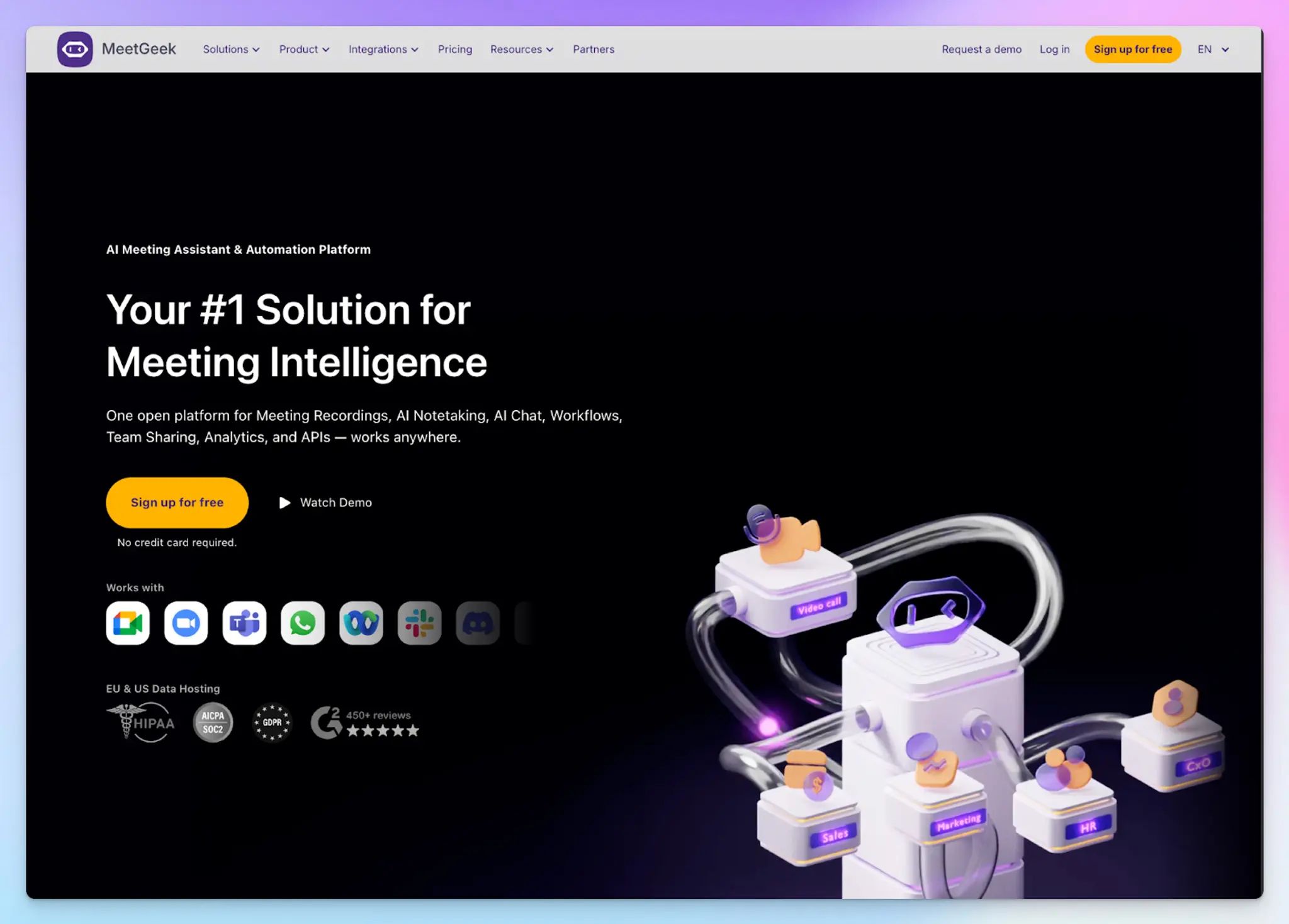 MeetGeek AI meeting assistant