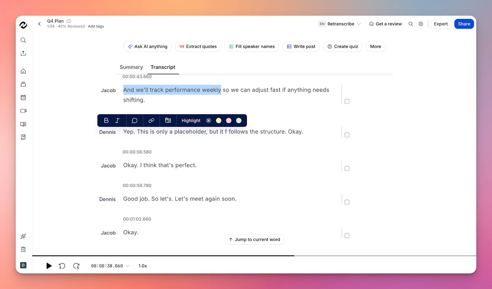 Edit in the interactive editor