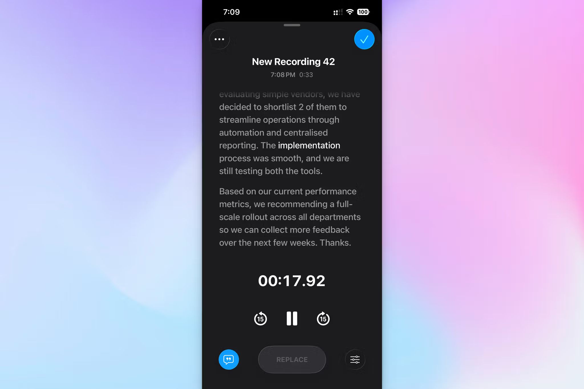 Record lectures with Apple Voice Memos