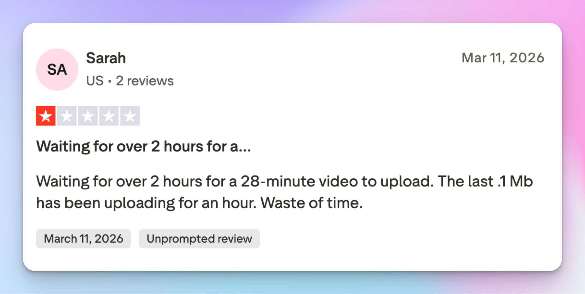 Sonix user review