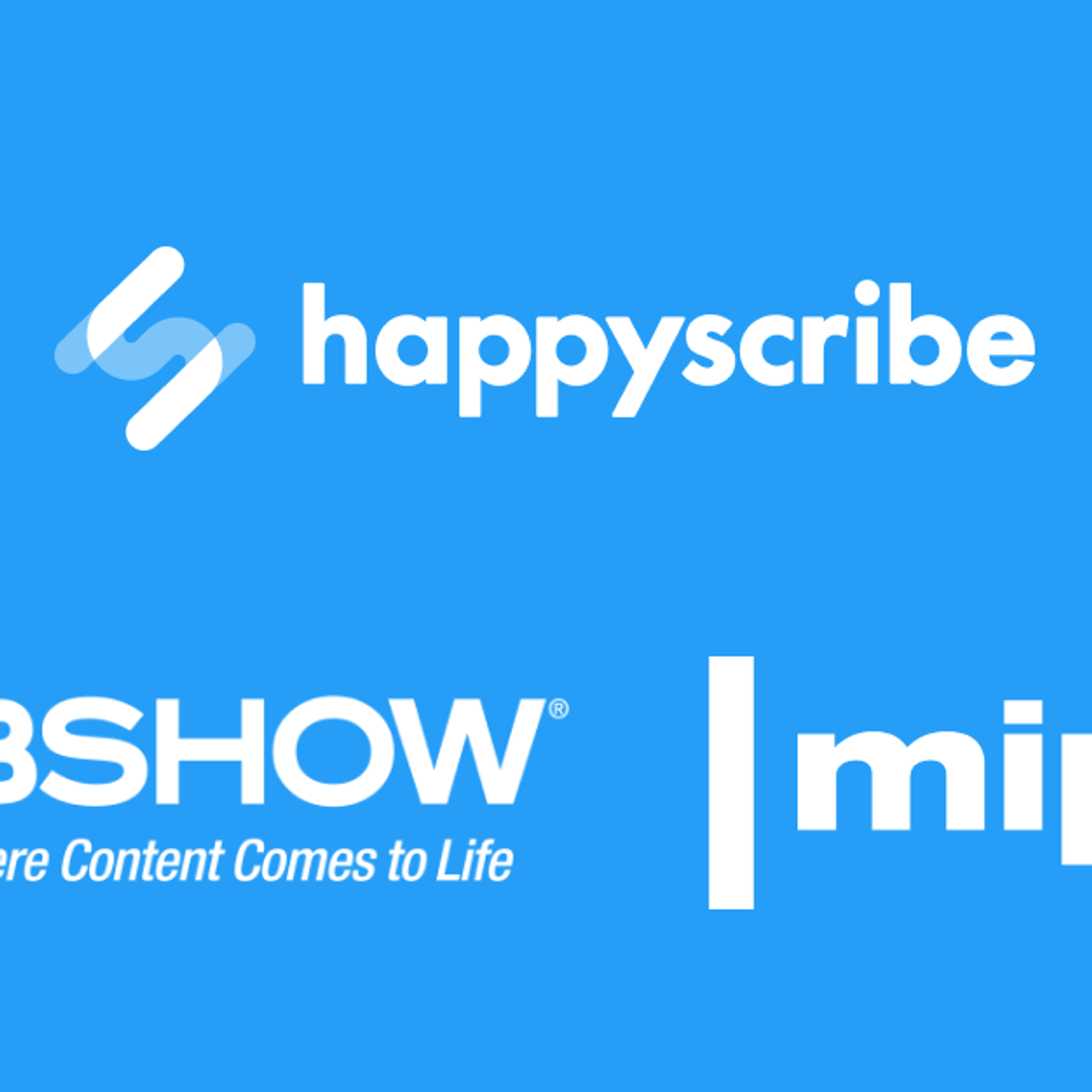Happy Scribe at MIPTV and NABSHOW