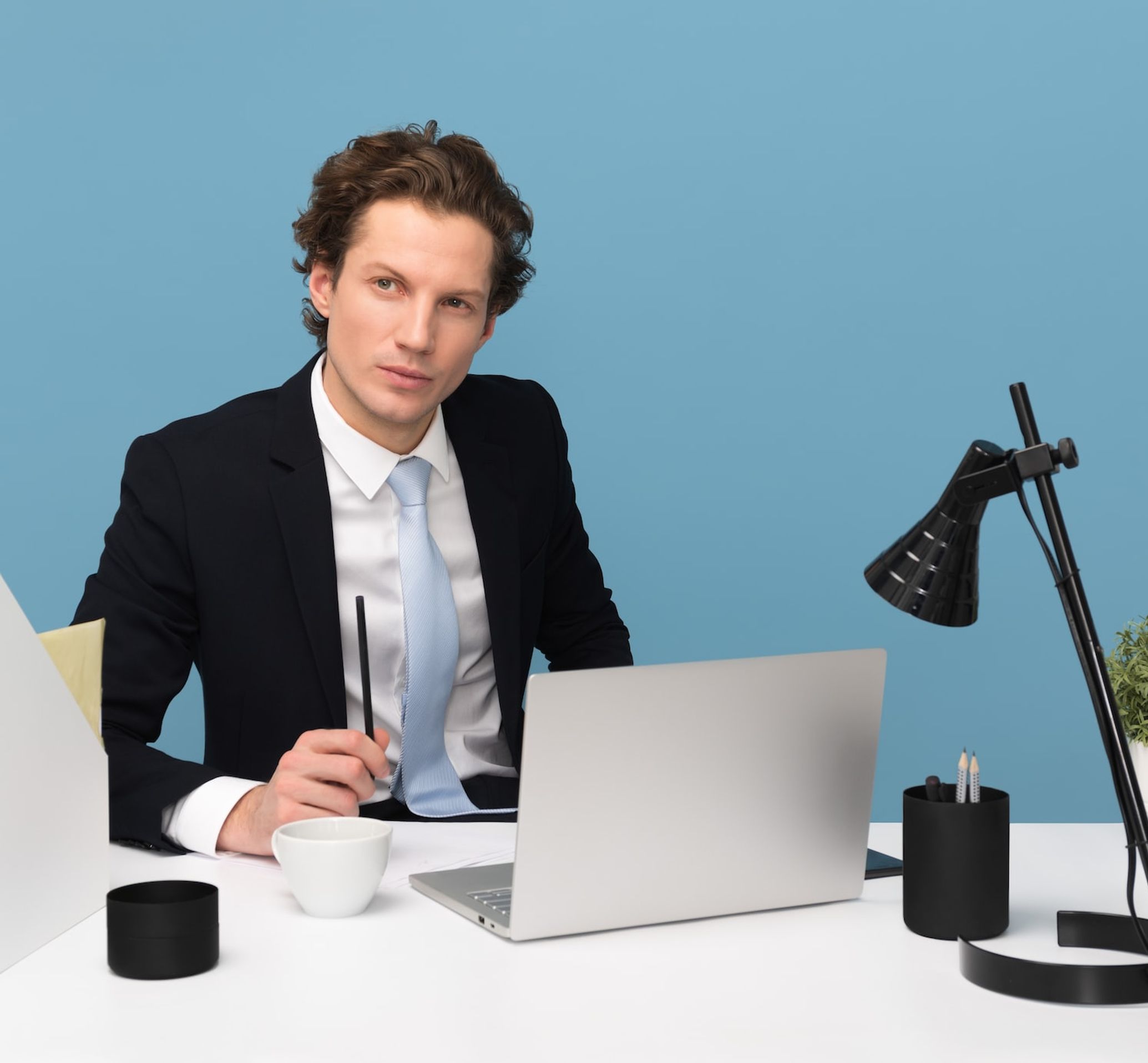 An educationist working on higher education standards with AI