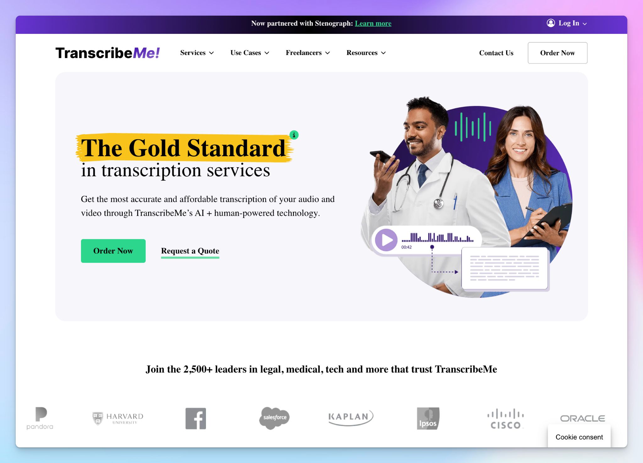 TranscribeMe is een transcriptiedienst voor onderzoeksprojecten
