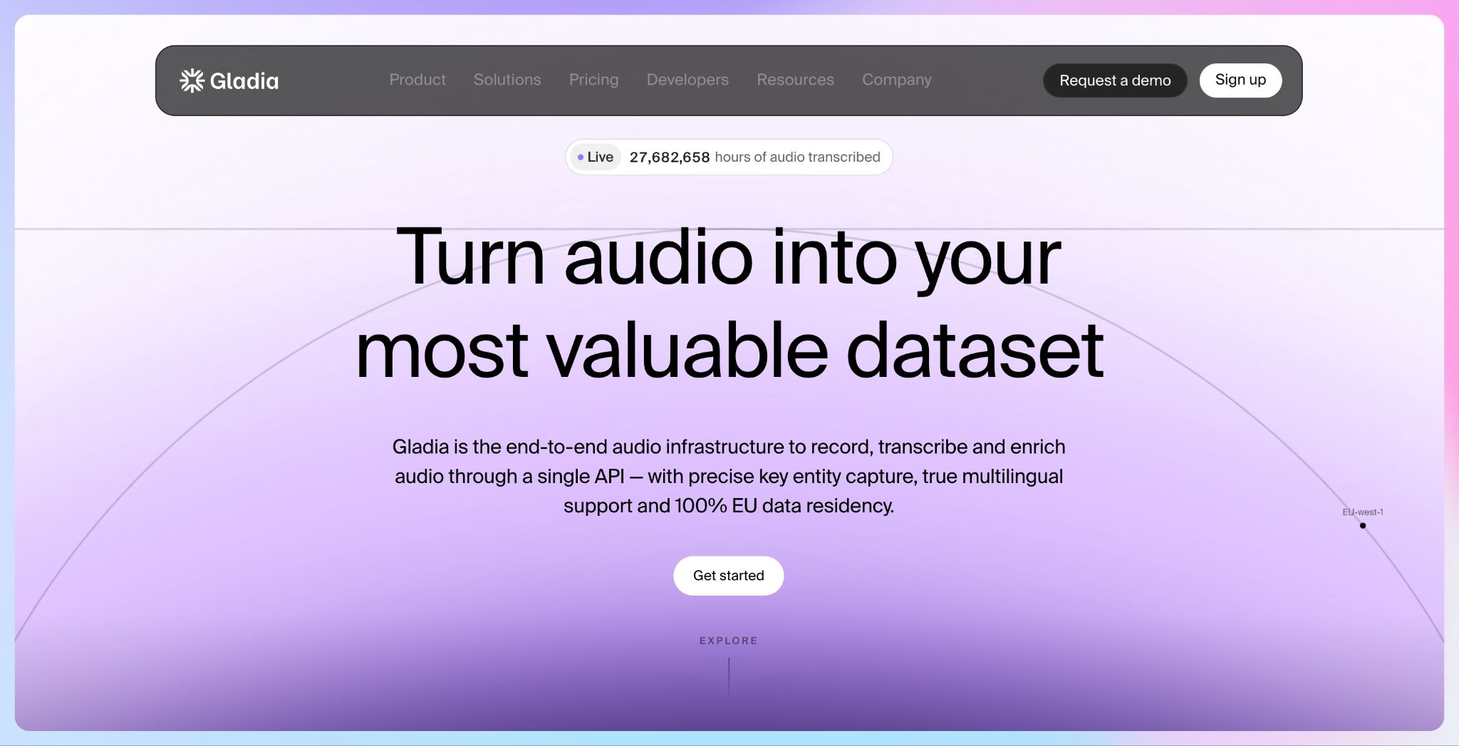 Gladia - Transcription tool with EU data residency