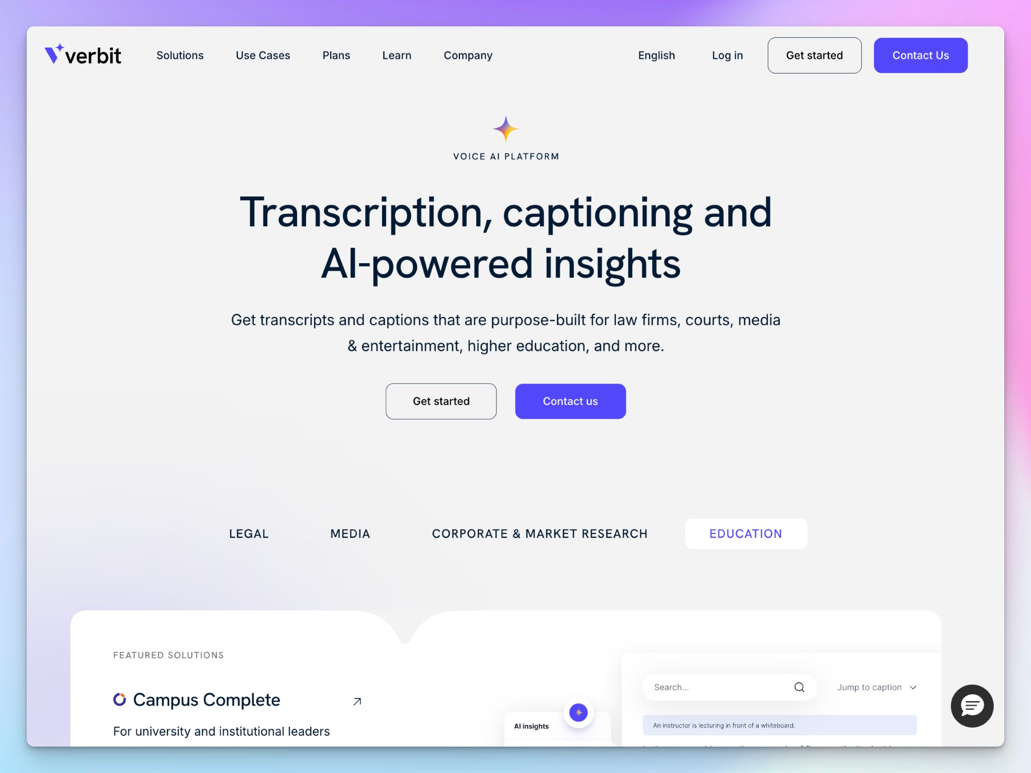 Verbit is a transcription software for academic research