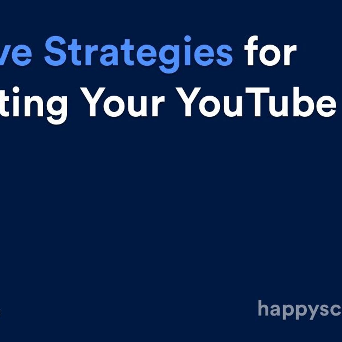 Creative Strategies for Promoting Your YouTube Videos