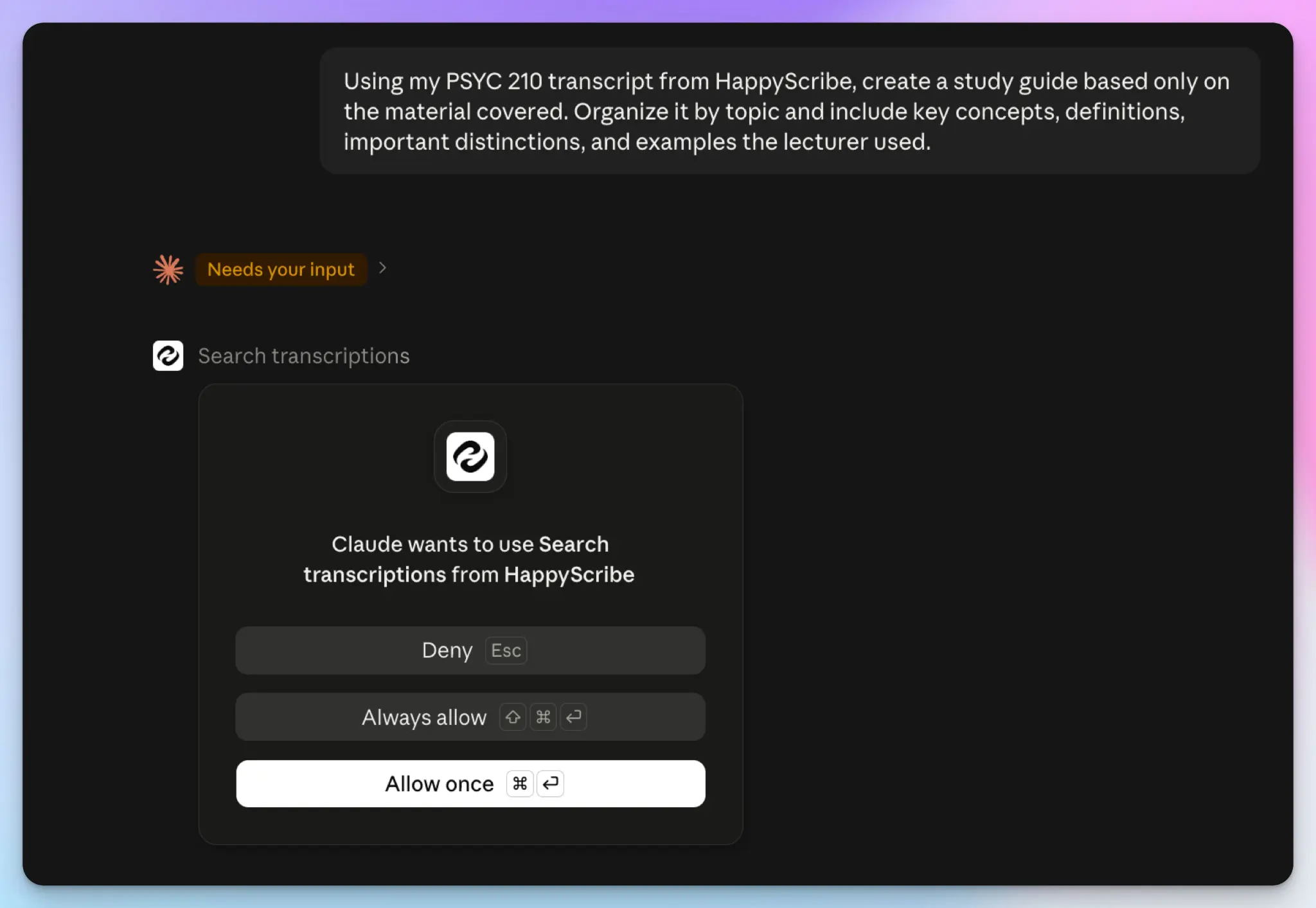 Control data privacy with Claude Connector