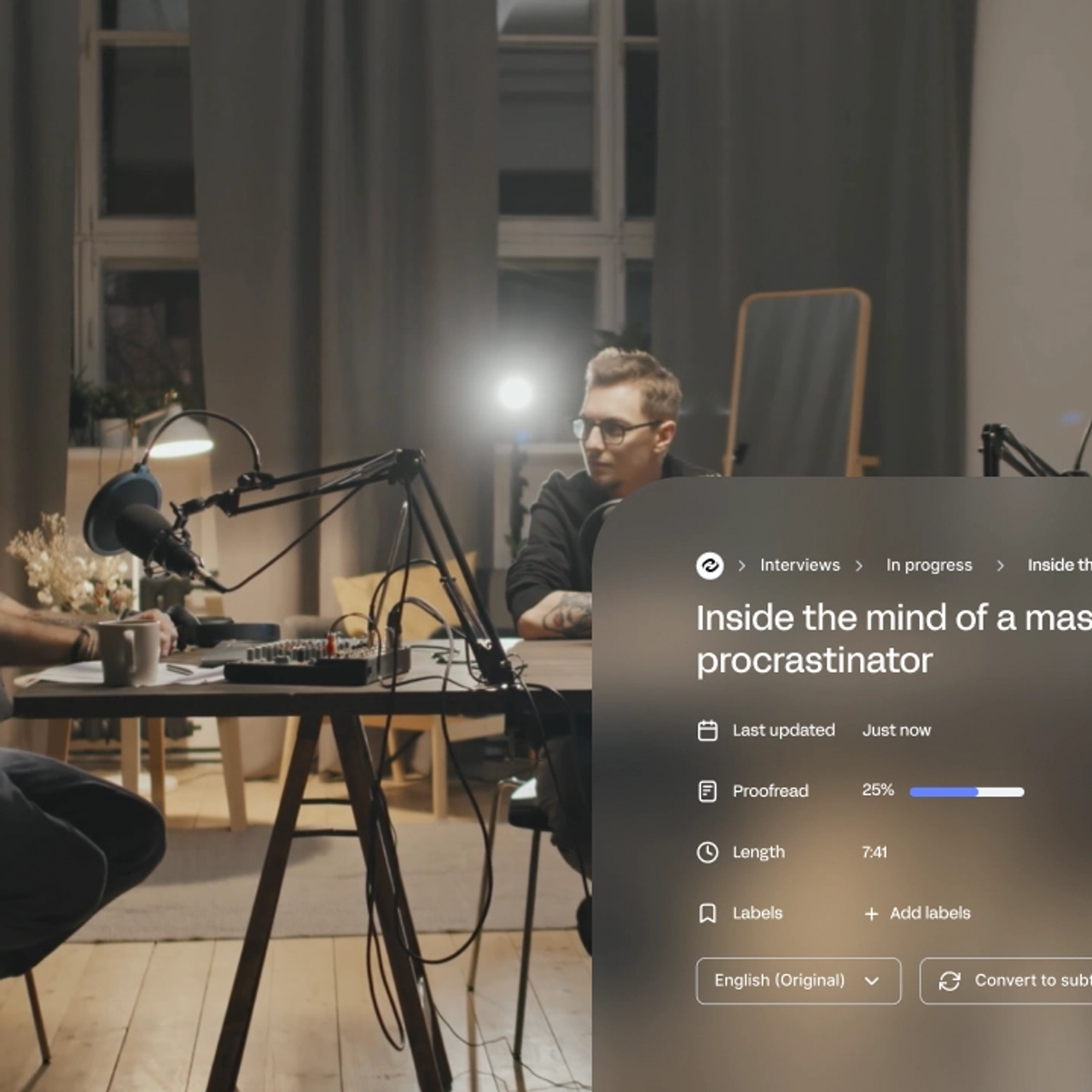 Download vimeo transcription