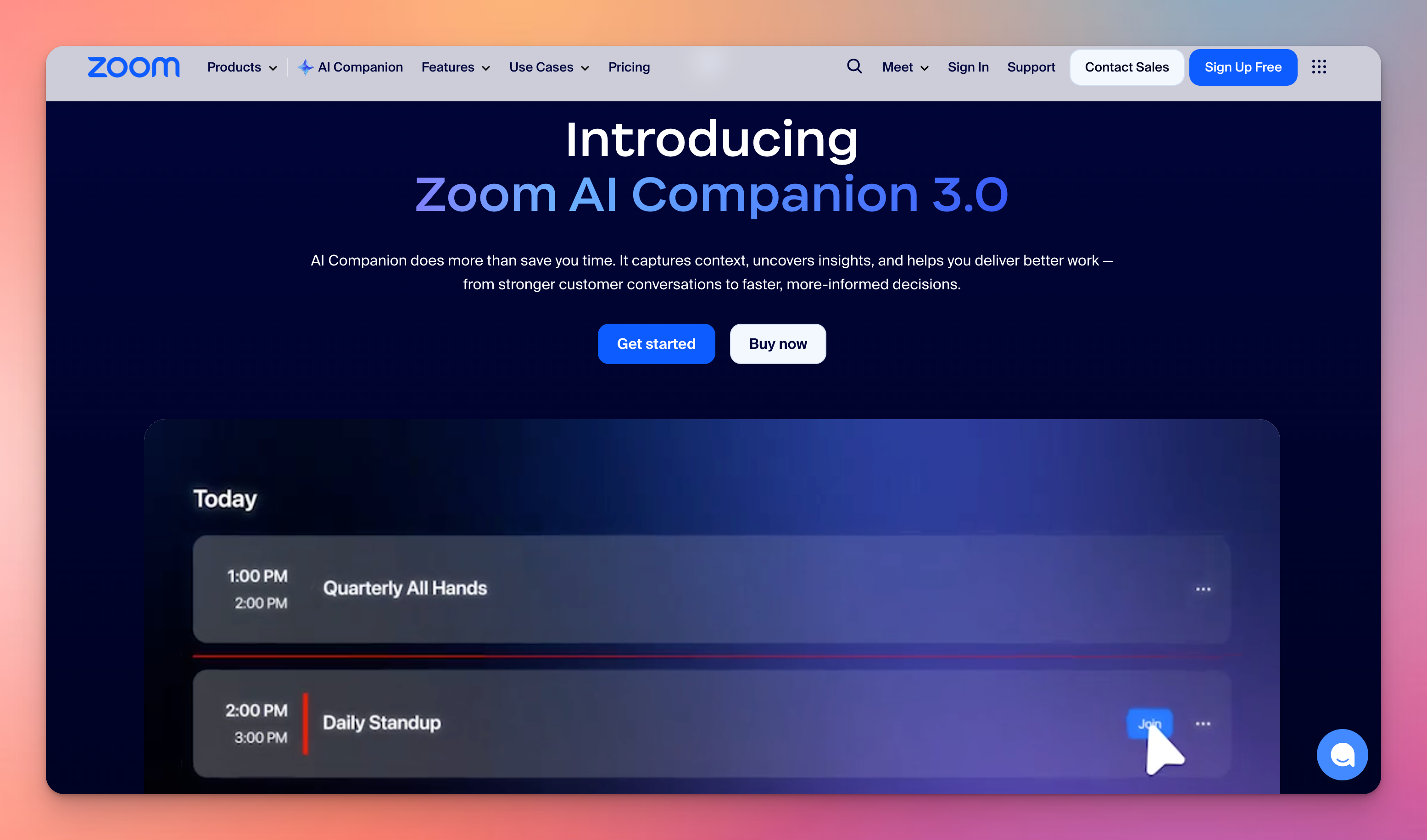 Zoom AI Companion