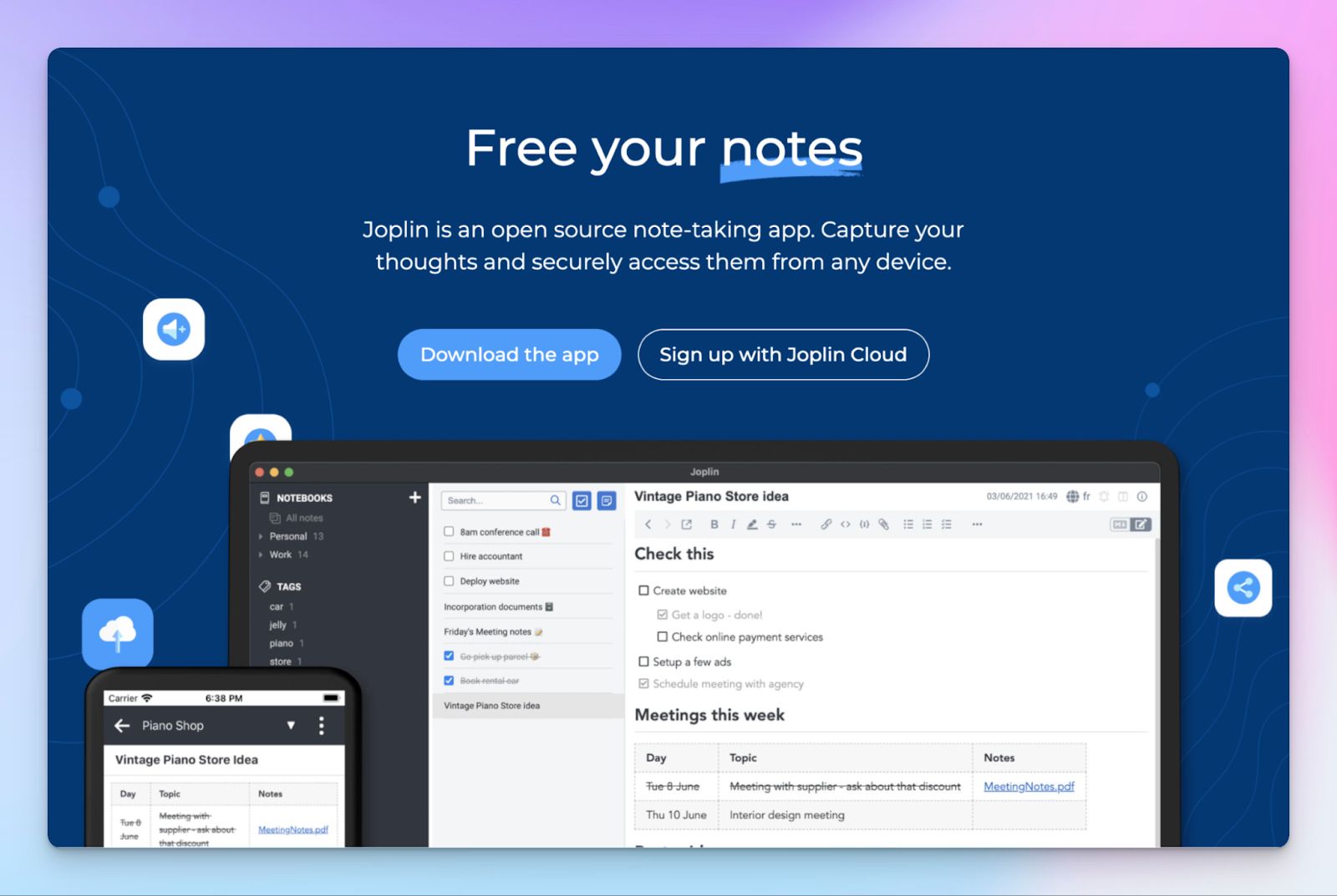 Joplin - AI note takers in Europe