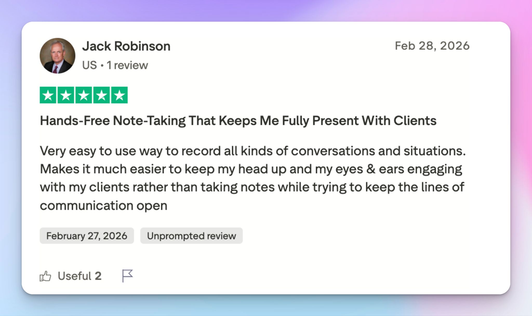 Rev has an AI note taker