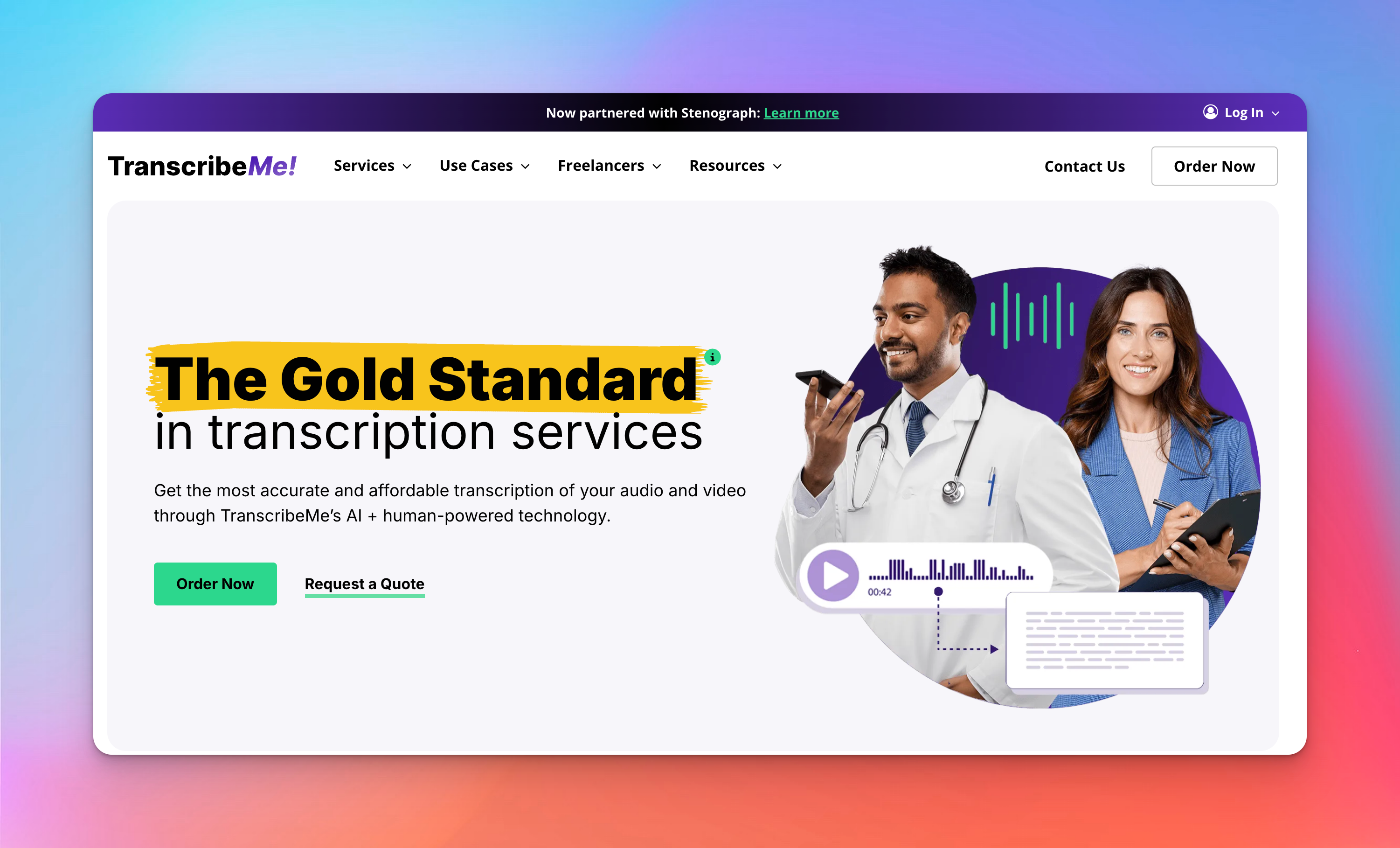 transcribe me ai transcription tool vs happyscribe