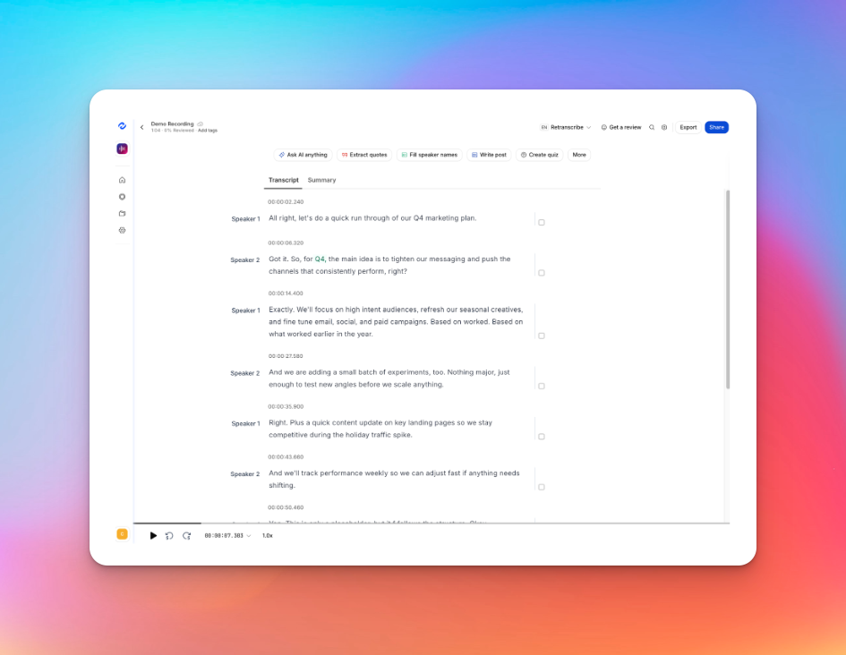 screenshot ai meeting