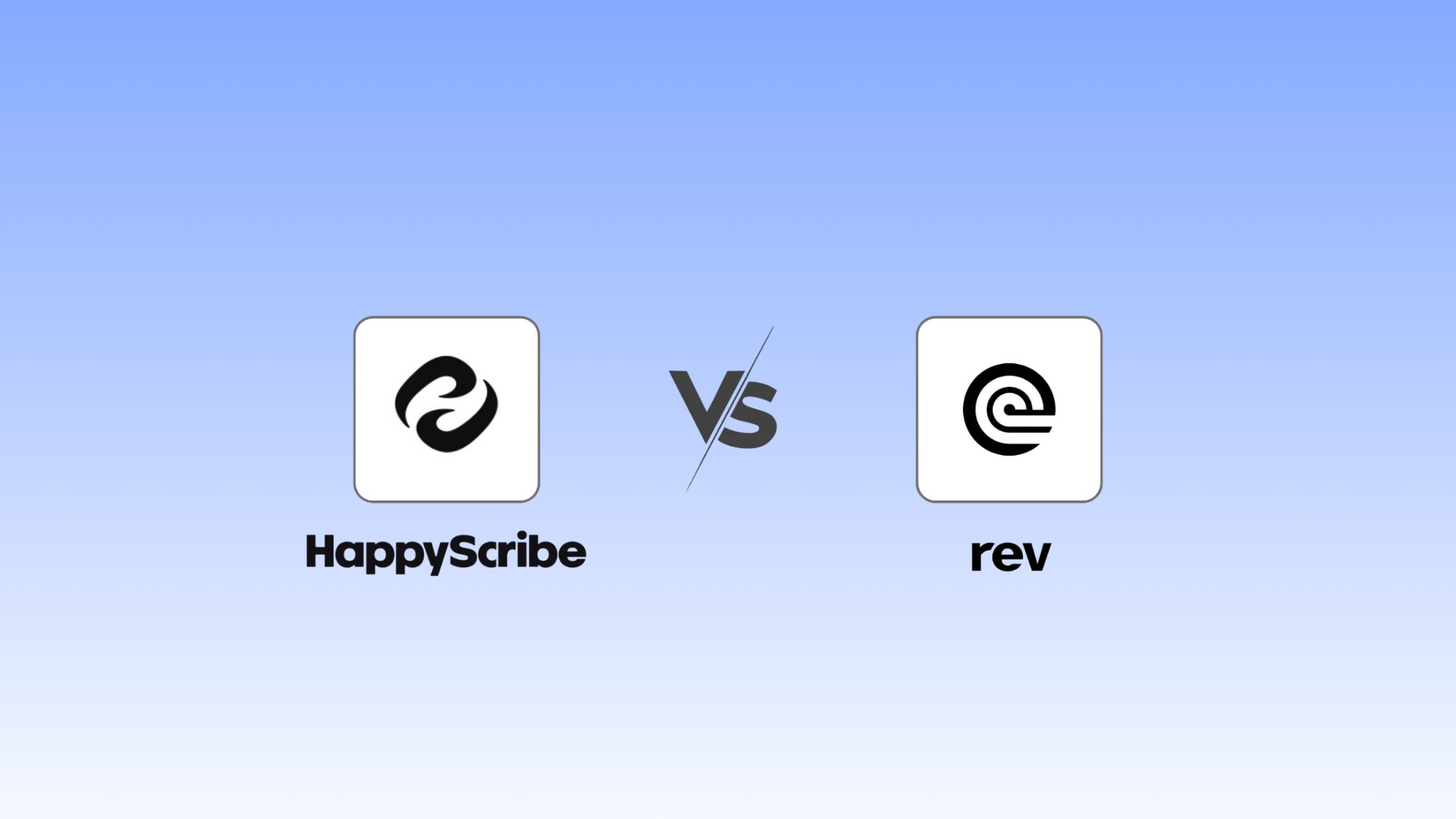 HappyScribeとRevの比較