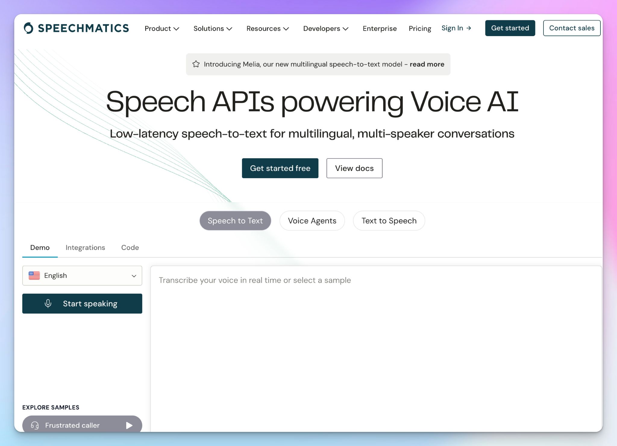 Speechmatics is a European alternative to Sonix