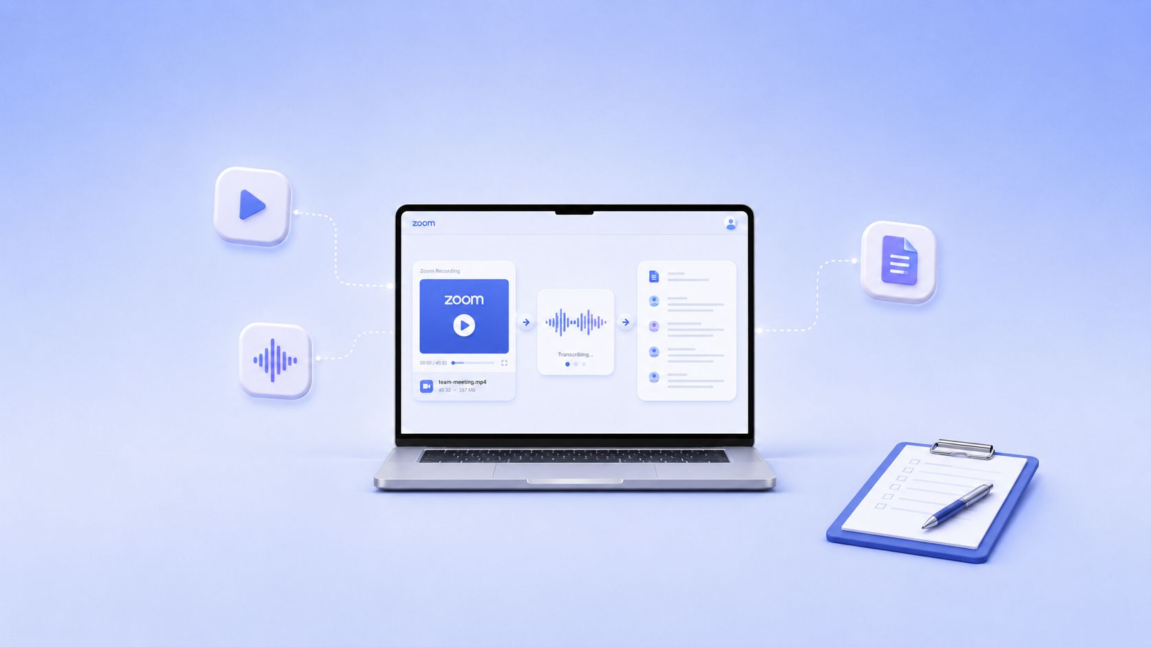 How to Transcribe Zoom Recordings to Text