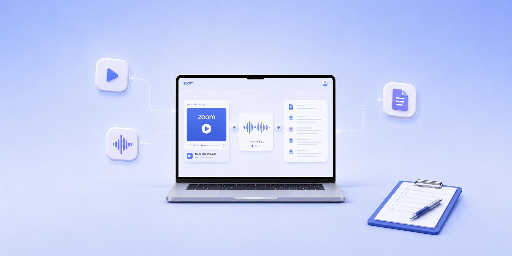 How to Transcribe Zoom Recordings to Text