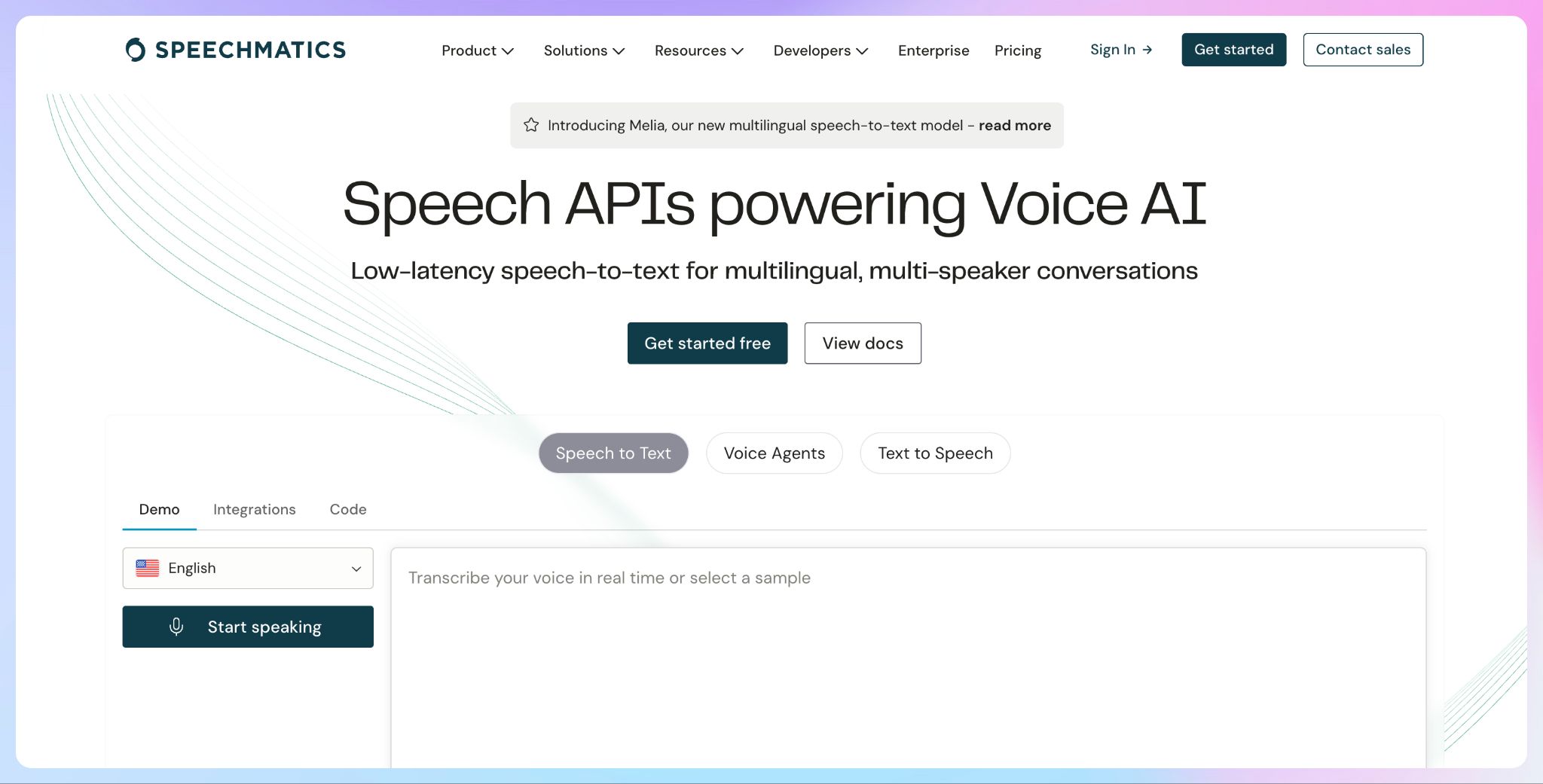 Speechmatics - Transcription tool with EU data residency