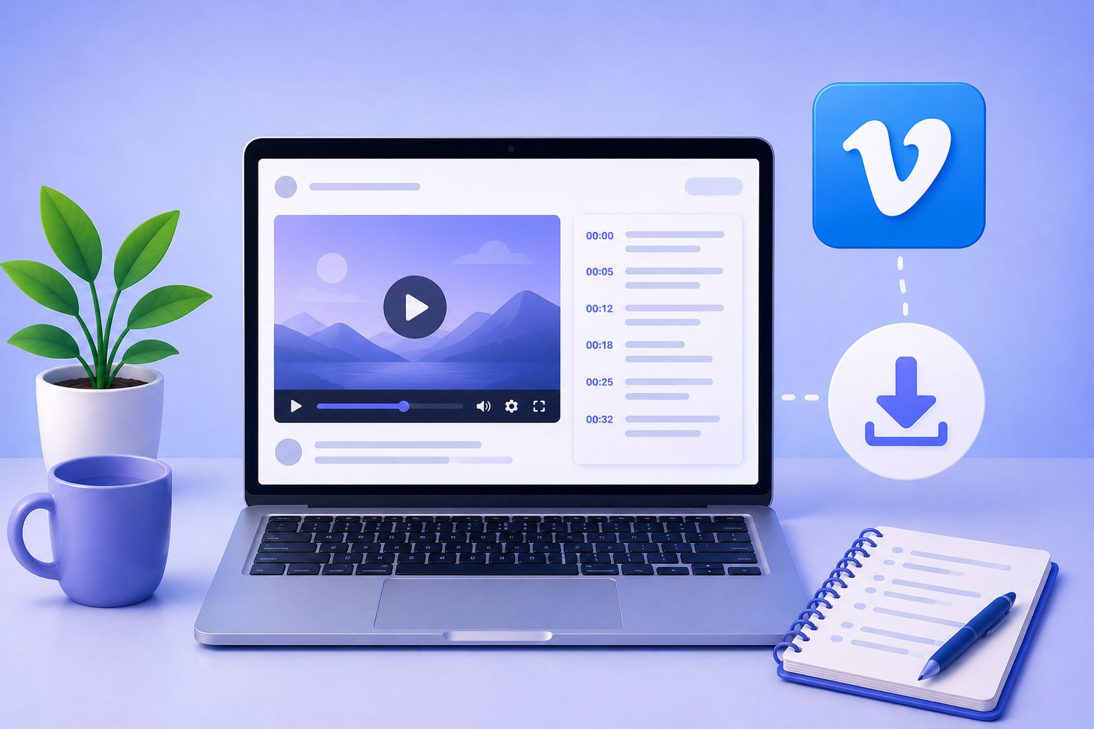 Download Vimeo transcription