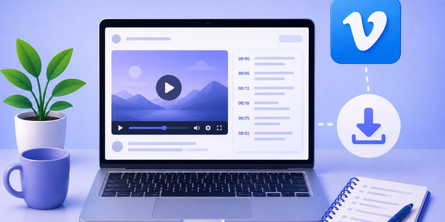 Come scaricare le trascrizioni di Vimeo: guida passo passo