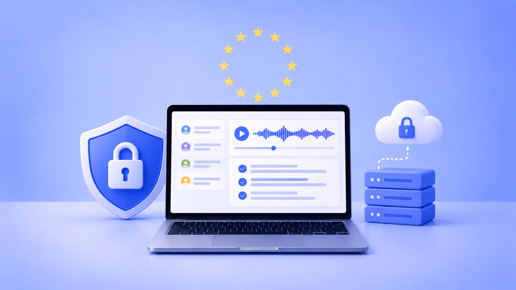 AI meeting note taker security