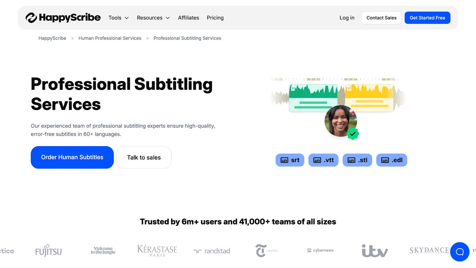 professional subtitling services happyscribe