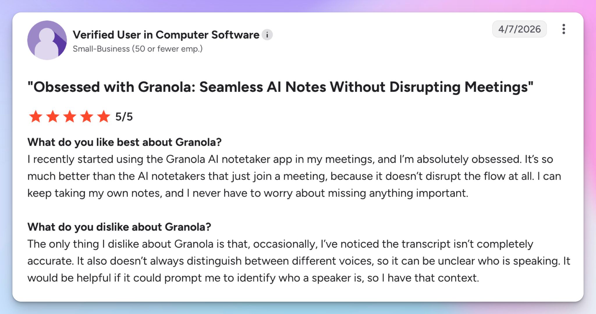 Granola AI review