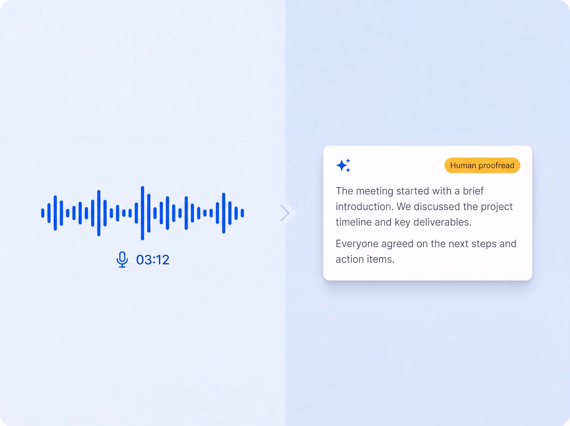 Human-proofread legal transcript in HappyScribe