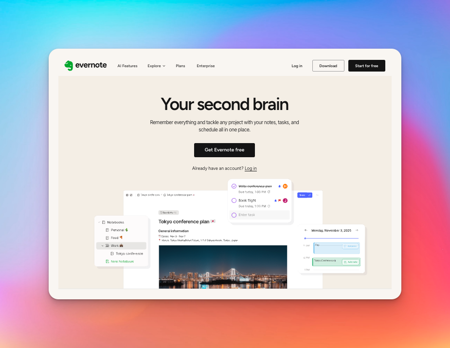 evernote transcription