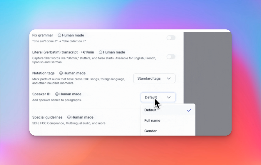 screenshot ai tool happyscribe