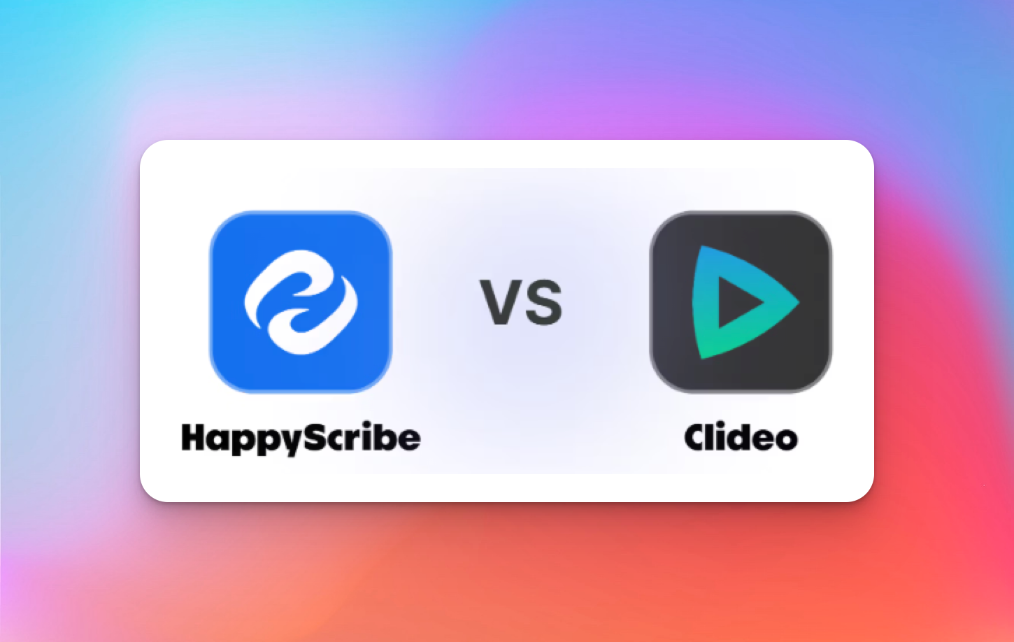 happyscribe vs clideo