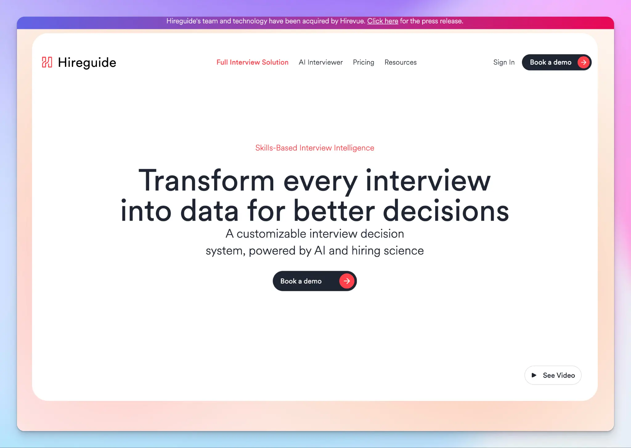 Hireguide - Noota alternative for meeting note taking