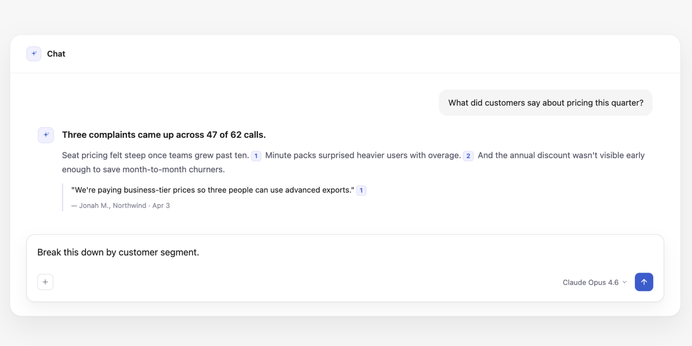 Introducing Chat: Your transcriptions know everything. Ask them