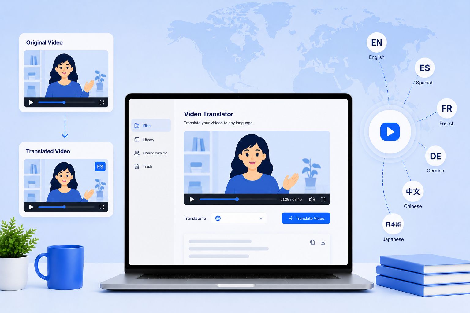 KI-Tool zur Videoübersetzung