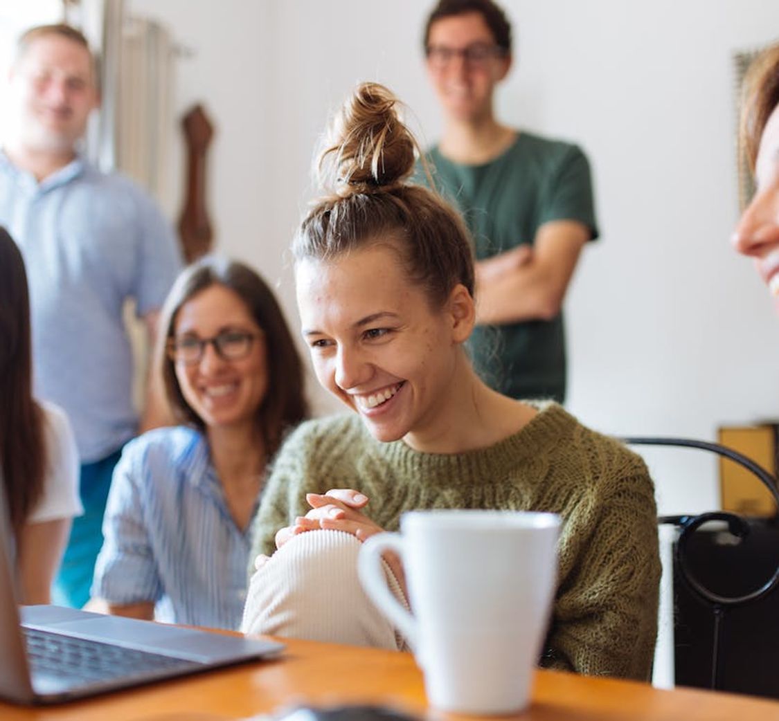 Student using subtitles to enhance their learning process