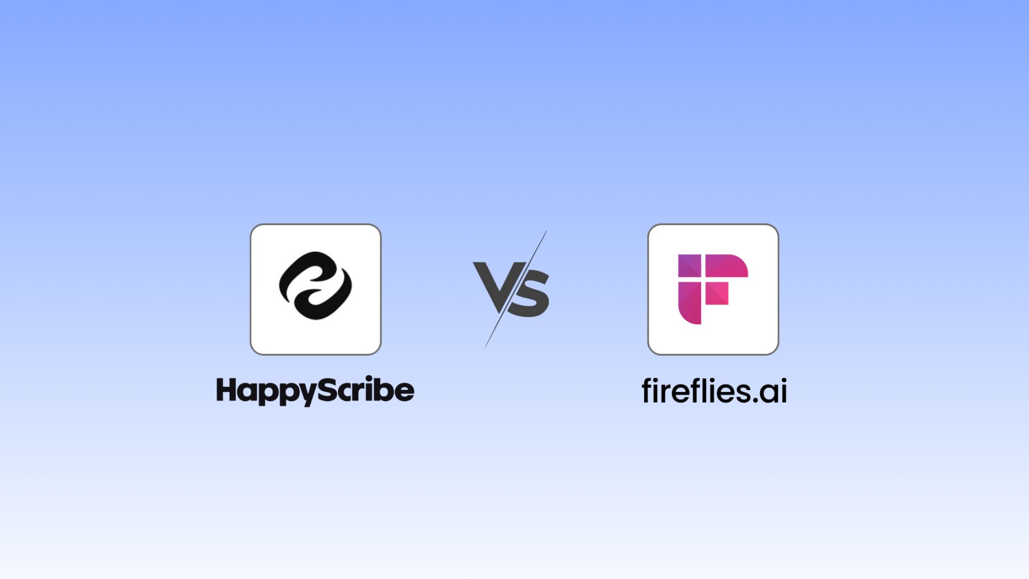 HappyScribe vs Fireflies for Fireflies alternatives