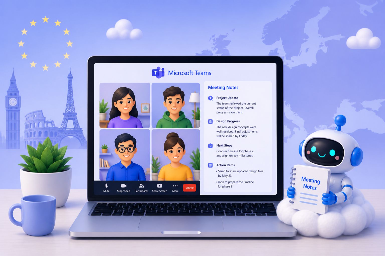 Best AI Note Takers for Microsoft Teams in Europe
