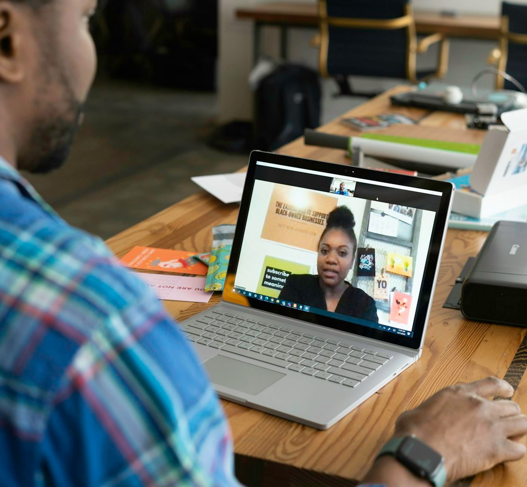 With Google Meet, you can connect with individuals or groups online and conduct training sessions, webinars, and video meetings in a secure environment