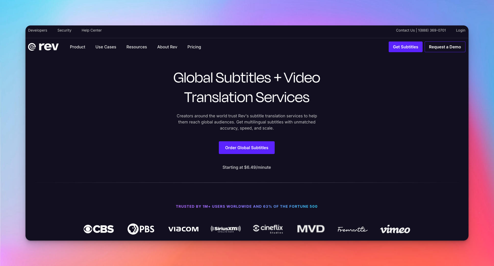 video translation tool rev