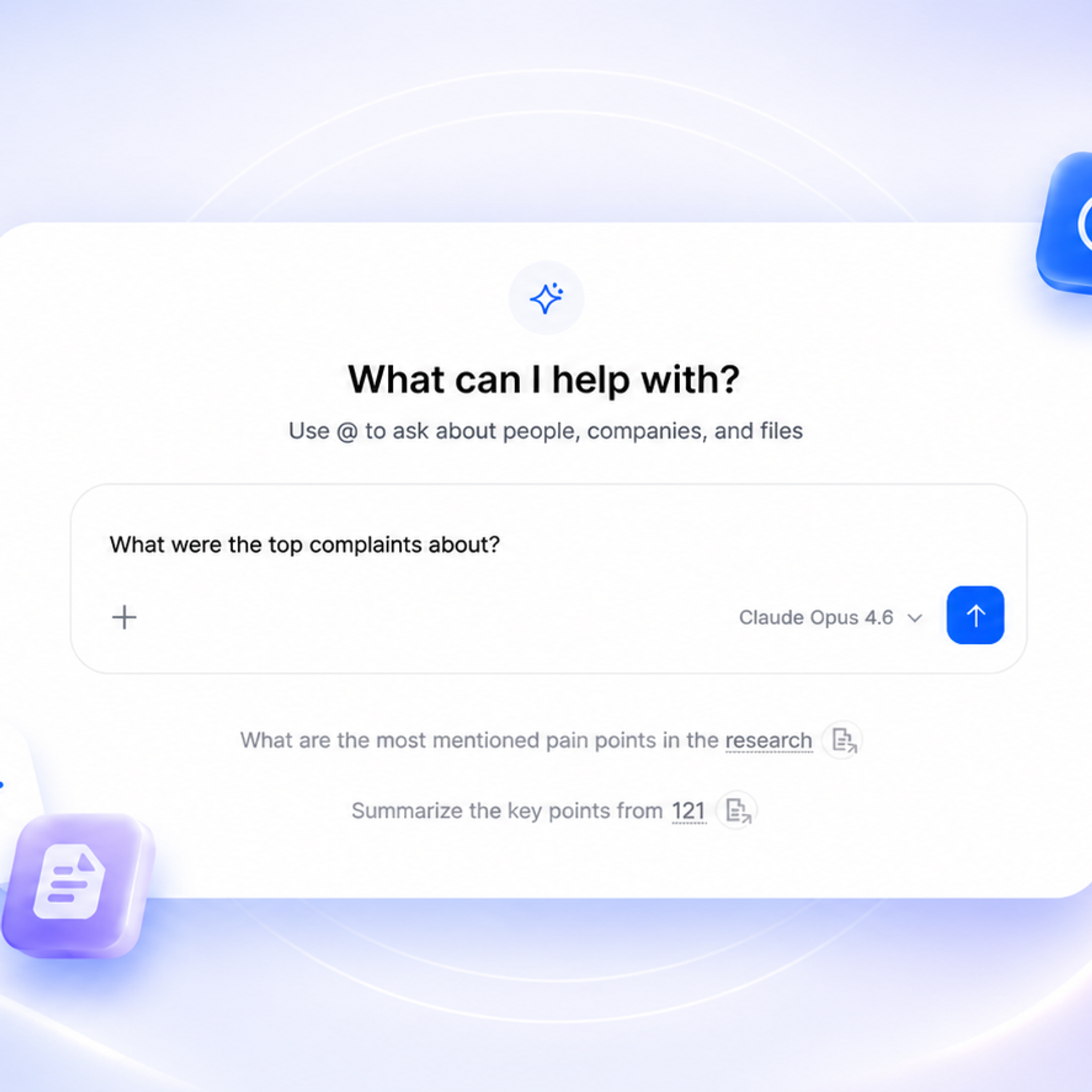 HappyScribe's AI chat