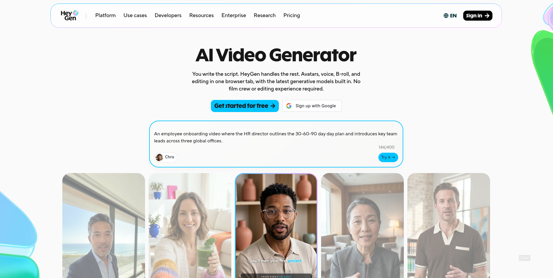 heygen ai video generator