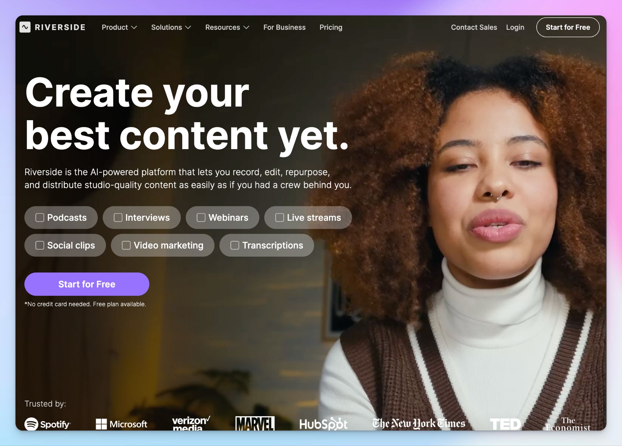 Riverside - AI transcription software