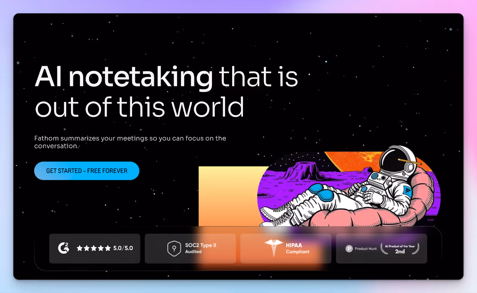 Fathom AI note taker