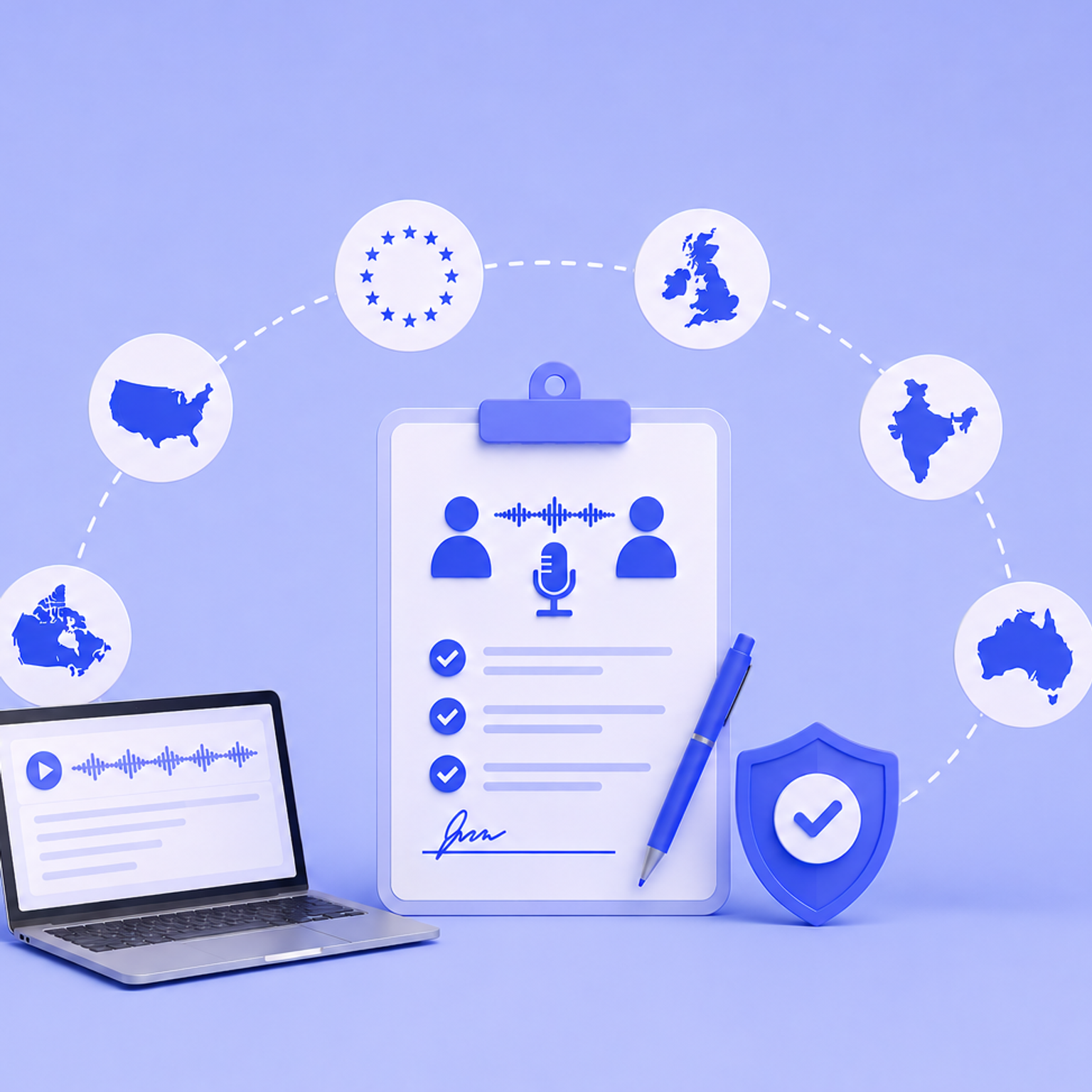 Recording and Transcribing Research Interviews: Consent Requirements Around the World