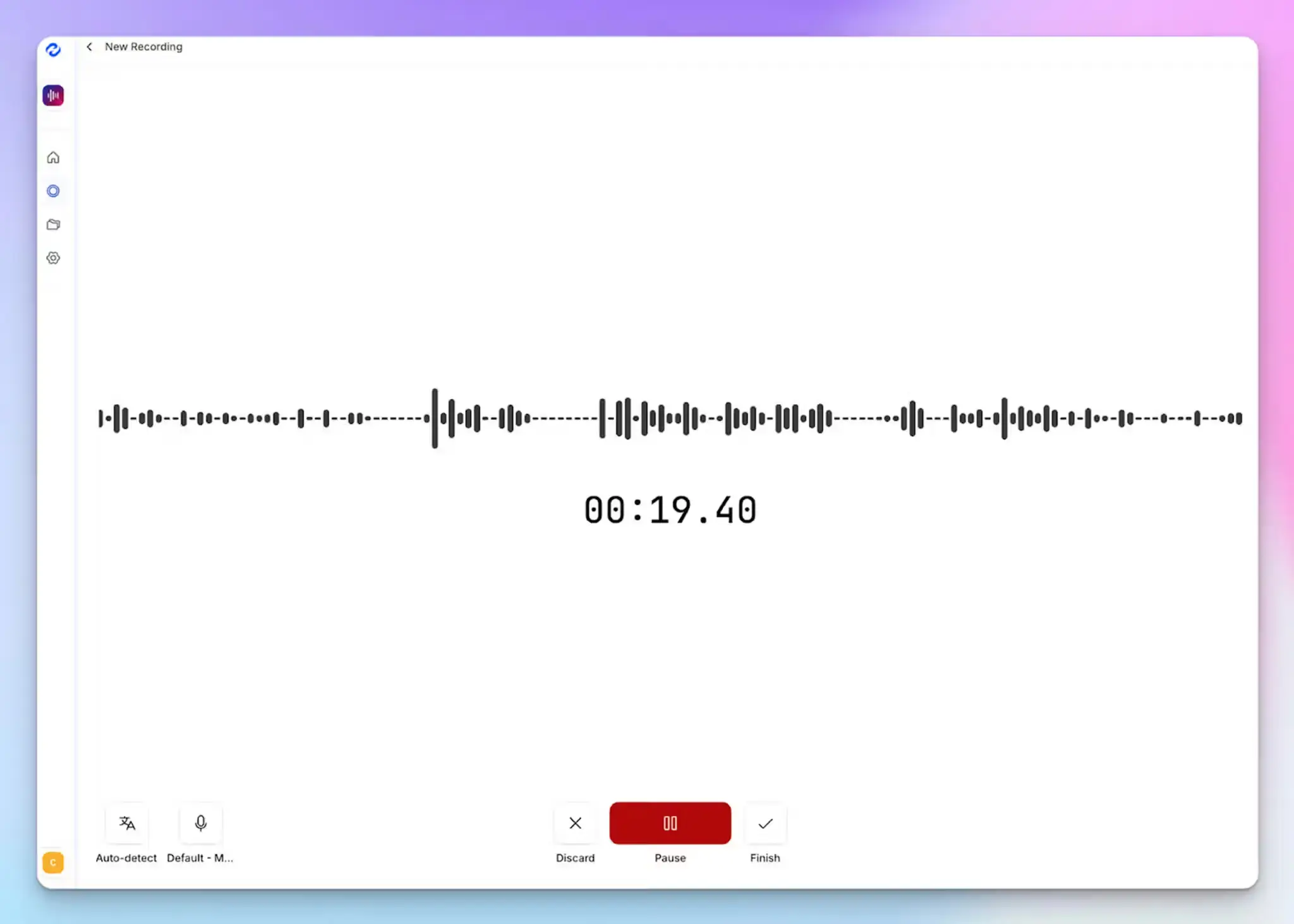 HappyScribe offers a browser-based, bot-free meeting recorder